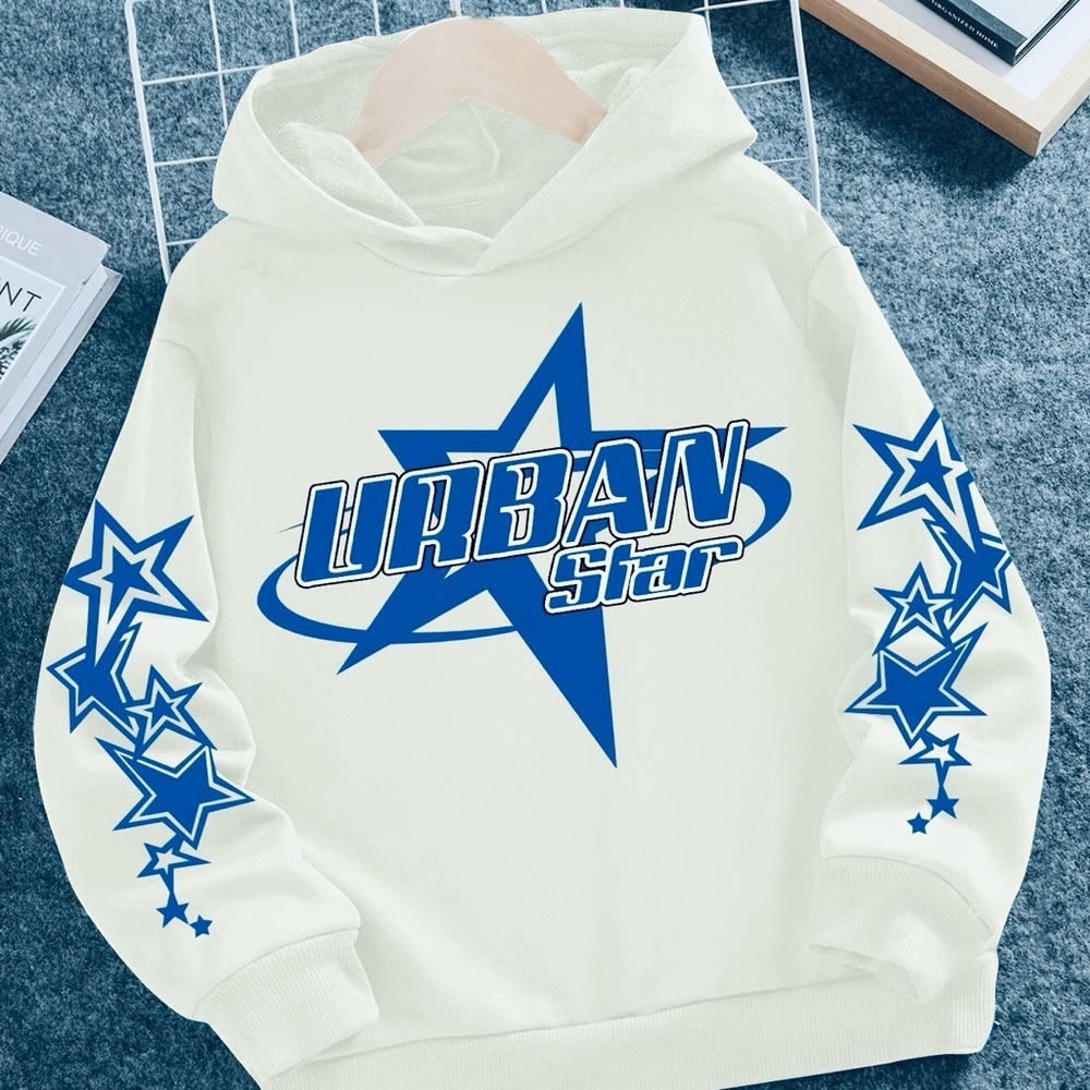 Oversized cool casual hoodie print Urban Star